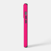 モダン フォト ネーム モノグラム ボールド カラー ブロック iPhoneケース (左側面)