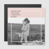 モダン フォト パステル ピンク ファミリー ラブリー ギフト (正面/裏面)