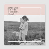 モダン フォト パステル ピンク ファミリー ラブリー ギフト (正面)