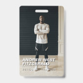 モダン フォト パーソナルトレーナー フィットネス ライフスタイル バッジ (正面)