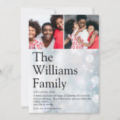 モダン フォト ファミリー デフィニション クリスマス (正面)