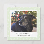 モダン フォト ホリデー カード (正面)