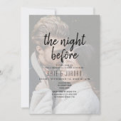 モダン フォト リハーサル ディナー 招待状 (正面)