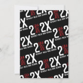 **モダン フォト 卒業パーティー** 招待状 (裏面)