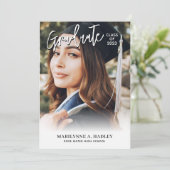 モダン フォト 卒業生発表 招待状 (スタンド正面)