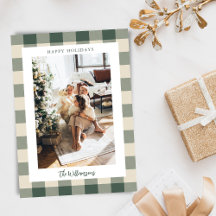 モダン フォレストグリーン プライド ラスティック クリスマス 2枚写真