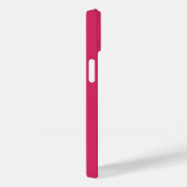 モダン フューシャ 白のスクリプト 名前入り Case-Mate iPhoneケース (裏面 / 右)