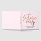 モダン フューチャー ミセス ブライズシャワー ゲストブック (全面)