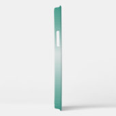 モダン フラクタル ティール パープル 手書きネーム Case-Mate iPhoneケース (裏面 / 右)