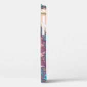 モダン フラクタル ローズゴールド 手書きネーム Case-Mate iPhoneケース (裏面 / 左)