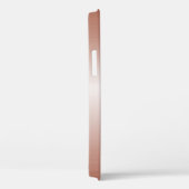 モダン フラクタル ローズゴールド 手書きネーム Case-Mate iPhoneケース (裏面 / 右)