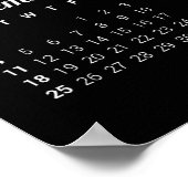 モダン フラワリー 2016 カレンダー ポスター (角)