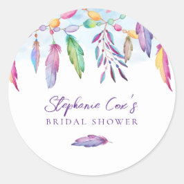 モダン フラワル ラウンドシール