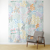 モダン フラワーベイビー イン ブルーム ベイビーシャワー タペストリー (インサイチュ)