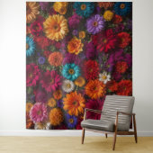 モダン フラワー ウォール タペストリー バックドロップ (インサイチュ)