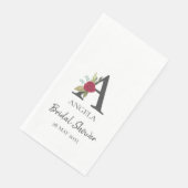 モダン フラワー カスタマイズ可能 モノグラム ウェディング ショー (コーナー)