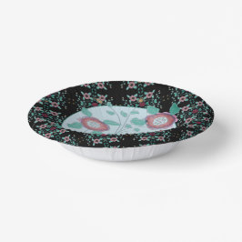 モダン フラワー ファンシー ペーパーボウル