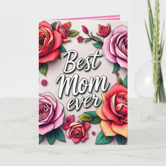 モダン フラワー ラグジュアリー ギフトコレクション カード (正面)