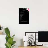 モダン フラワー 価格表 ポスター (ホームオフィス)