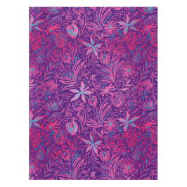 モダン |フローラプリント |紫のピンク テーブルクロス