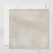 モダン フローラル シンプル エレガント ピンク チューリップ 婚約 招待状 (裏面)