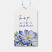 モダン フローラル ハイ ヒール サンクス フェイバー ギフトタグ (正面)