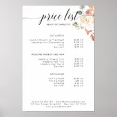 モダン,フローラ価格表ポスター ポスター (正面)