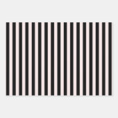 モダン&ブライトメリークリスマスホリデーピンクブラック ラッピングペーパーシート (正面)