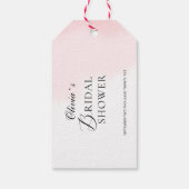 モダン ブライドシャワー ギフトタグ (裏面)