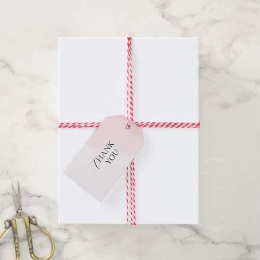 モダン ブライドシャワー ギフトタグ (より糸付き)