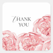 モダン ブライドシャワー スクエア ステッカー (正面)