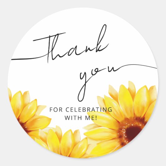 モダン ブライド シャワー スクエア ステッカー (正面)