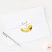 モダン ブライド シャワー スクエア ステッカー (封筒)