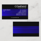 モダン-ブラシをかけられた金属の質 名刺 (正面/裏面)