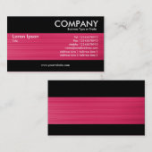 モダン – ブラシ仕上げクリムゾンテクスチャ 名刺 (正面/裏面)