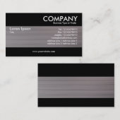 モダン – ブラシ仕上げ金属テクスチャ 名刺 (正面/裏面)