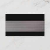 モダン – ブラシ仕上げ金属テクスチャ 名刺 (裏面)