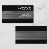 モダン – ブラシ仕上げ金属テクスチャ 名刺 (正面/裏面)