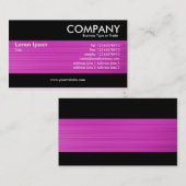 モダン – ブラシ付きマゼンタテクスチャ 名刺 (正面/裏面)