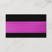 モダン – ブラシ付きマゼンタテクスチャ 名刺 (裏面)