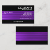 モダン – ブラシ付き紫色のテクスチャ 名刺 (正面/裏面)