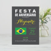 モダン:ブラジルパーティー 招待状 (スタンド正面)