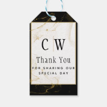 モダン ブラックゴールド グリッター ウェディング