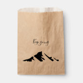 モダン ブラック ずっと続けよう シンプル フェイバーバッグ (正面)