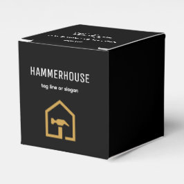 モダン ブラック & ゴールドの建設ビルディング フェイバーボックス