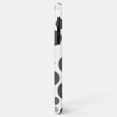 モダン ブラック ホワイト グレー 水玉 バブル ミニマル Case-Mate iPhoneケース (裏面/左)