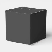 モダン ブラック＆ホワイト ブライズメイド プロポーザル ボックス (裏面サイド)