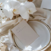 モダン ブラッシュ ピンク 無地 テーブル ゲスト 席札