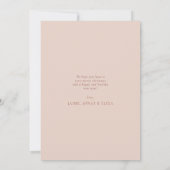 モダン ブラッシュ マルチ フォト クリスマス (裏面)