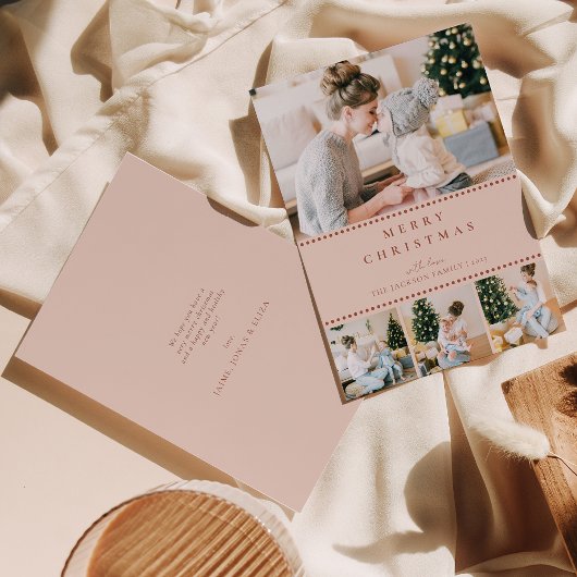 モダン ブラッシュ マルチ フォト クリスマス